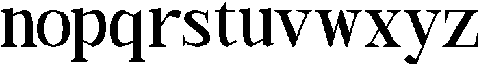 Bonemerch otf (400) Font LOWERCASE
