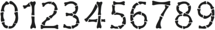 Bones_font Regular otf (400) Font OTHER CHARS