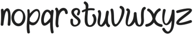 Bonetto Regular otf (400) Font LOWERCASE