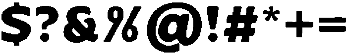 Boneyard Cruiser Bold Regular otf (700) Font OTHER CHARS