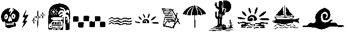 Boneyard Cruiser Dingbats Regular otf (400) FONT