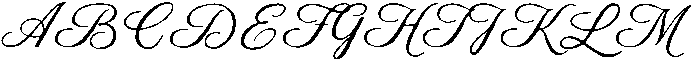 Bonfield Script otf (400) Font UPPERCASE