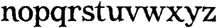 Bonfield Serif otf (400) Font LOWERCASE