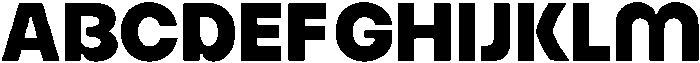 Bongkah Bold otf (700) Font UPPERCASE