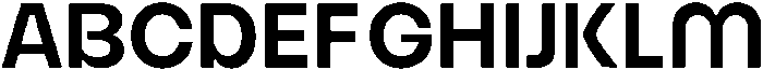 Bongkah Medium otf (500) Font UPPERCASE