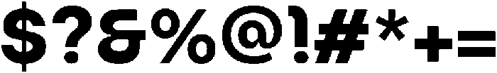 Bongkah Semi Bold otf (600) Font OTHER CHARS