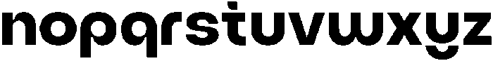 Bongkah Semi Bold otf (600) Font LOWERCASE