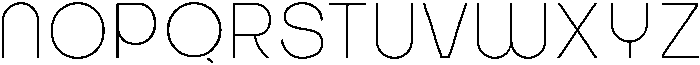 Bongkah Thin otf (100) Font UPPERCASE