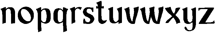 Boniface Regular otf (400) Font LOWERCASE