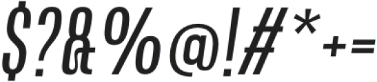 Boniksun DemiBold Italic otf (600) Font OTHER CHARS