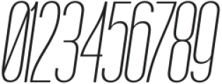 Boniksun ExtraLight Expanded Italic otf (200) Font OTHER CHARS