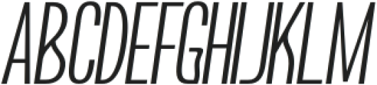 Boniksun Light Italic otf (300) Font UPPERCASE