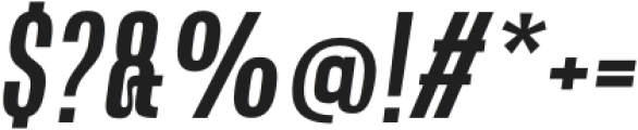 Boniksun UltraBold Italic otf (700) Font OTHER CHARS