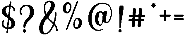 Bonita-Regular otf (400) Font OTHER CHARS