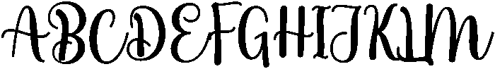 Bonita-Regular otf (400) Font UPPERCASE
