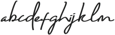 Bonjour De Jong Script otf (400) Font LOWERCASE