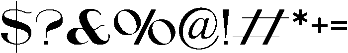 Bonjour Regular otf (400) Font OTHER CHARS
