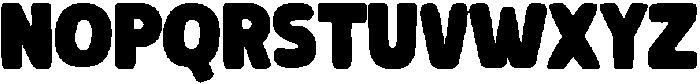 Bonmikku Regular otf (400) Font UPPERCASE
