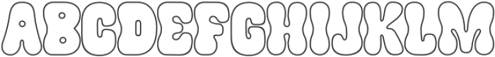 Bonquella Outline otf (400) Font UPPERCASE