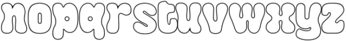 Bonquella Outline otf (400) Font LOWERCASE
