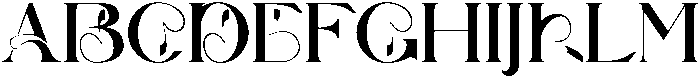 Bons Regular otf (400) Font UPPERCASE