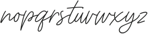 Bonstay Script Regular otf (400) Font LOWERCASE