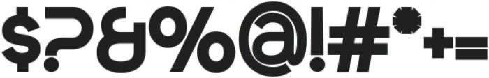 Bonwick Typeface ExtraBold ttf (700) Font OTHER CHARS