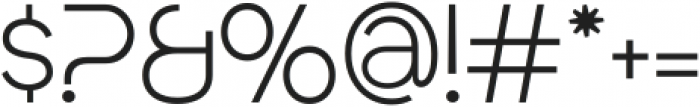 Bonwick Typeface ExtraLight ttf (200) Font OTHER CHARS