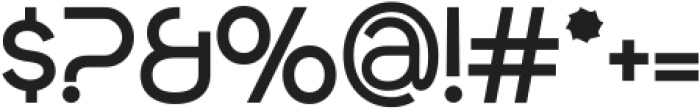 Bonwick Typeface Medium ttf (500) Font OTHER CHARS