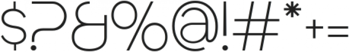Bonwick Typeface Thin ttf (100) Font OTHER CHARS