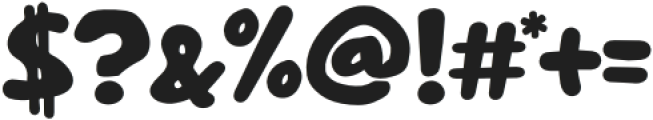 Boobian otf (400) Font OTHER CHARS