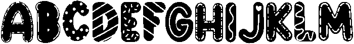 Boogie Regular otf (400) Font UPPERCASE
