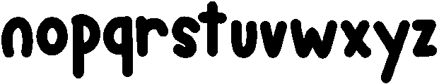 Boogie Regular otf (400) Font LOWERCASE