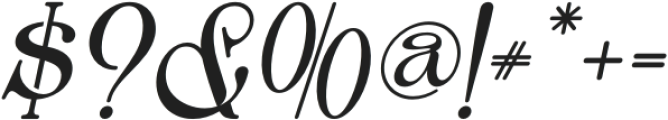 Boogo Italic otf (400) Font OTHER CHARS