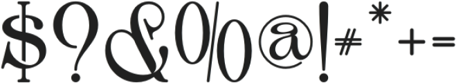 Boogo otf (400) Font OTHER CHARS