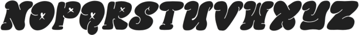Boogy Rookie Italic otf (400) Font UPPERCASE