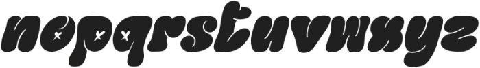 Boogy Rookie Italic otf (400) Font LOWERCASE