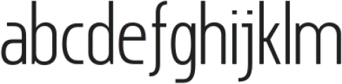 Boojero Light Condensed otf (300) Font LOWERCASE