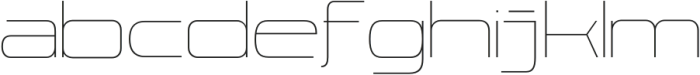 Boojero Thin Expanded otf (100) Font LOWERCASE