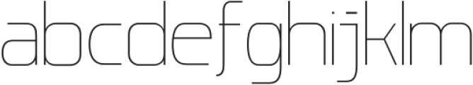 Boojero Thin otf (100) Font LOWERCASE