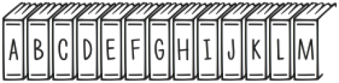 Book-Ends otf (400) Font LOWERCASE