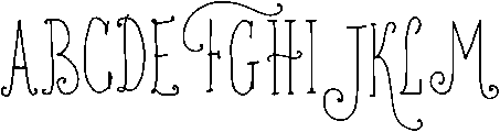 Book Lovers Society Bold Regular otf (400) Font UPPERCASE