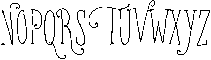 Book Lovers Society Bold Regular otf (400) Font UPPERCASE