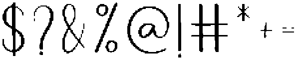 Book Signature Regular otf (400) Font OTHER CHARS