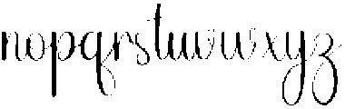 Book Signature Regular otf (400) Font LOWERCASE
