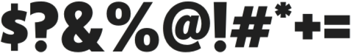 Bookable Sans Black otf (400) Font OTHER CHARS