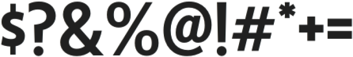 Bookable Sans Demi otf (400) Font OTHER CHARS