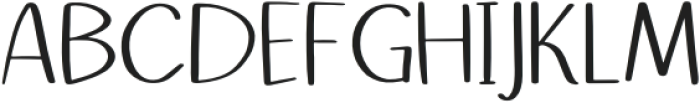 Bookish Sans Regular otf (400) Font UPPERCASE