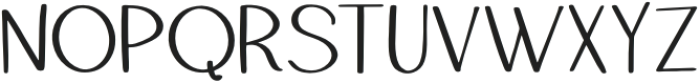 Bookish Sans Regular otf (400) Font UPPERCASE