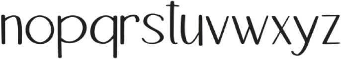 Bookish Sans Regular otf (400) Font LOWERCASE